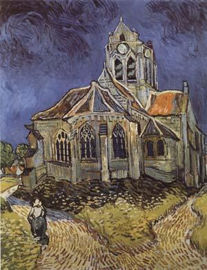 Vincent Van Gogh The Church at Auvers-sur-Oise (mk09) oil painting image